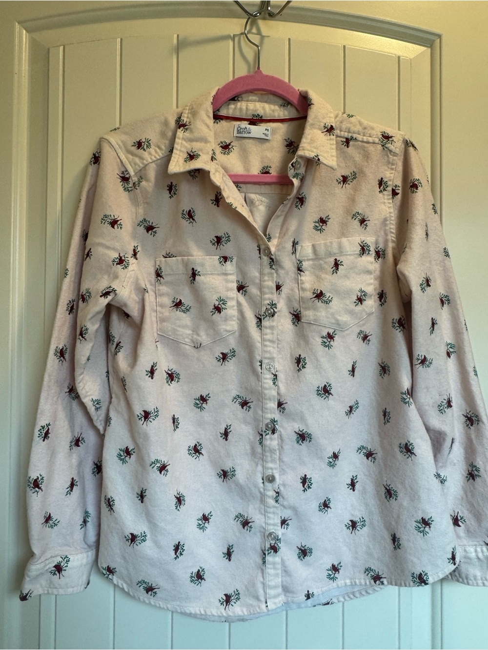 Croft & Barrow Red Robin shirt